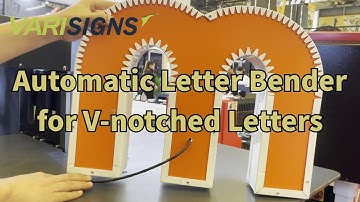 Achieve Flawless Channel Letters with the Best Automatic Letter Bender Machine for Tirm Cap Letters
