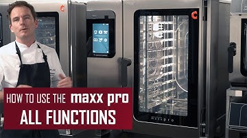 How to use the Convotherm maxx pro combi oven - Overview of functions