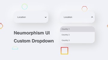 Neumorphism UI Custom Dropdown | HTML, CSS & JavaScript