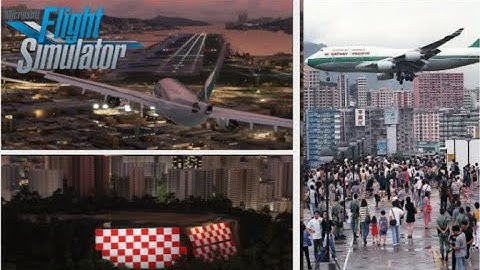 MSFS2020 | Dangerous approach into Kai Tak Airport | PMP Airbus A330