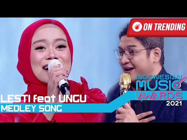 DUET BAPER!! LESTI feat UNGU - MEDLEY SONG | INDONESIAN MUSIC AWARDS 2021 class=