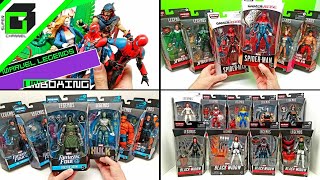 All of 2020 MARVEL LEGENDS Build-a-Figure Sets PART 1 (Spider-man, Fantastic 4, Black Widow)