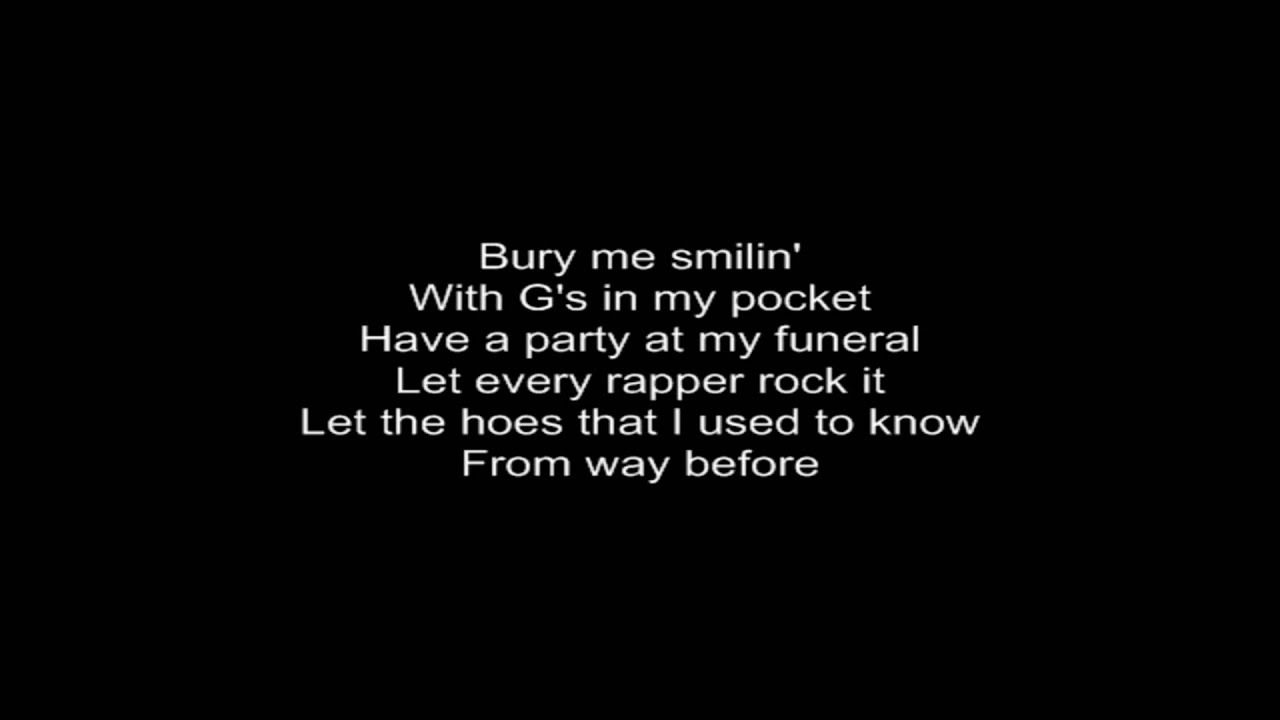 Tupac Life goes on lyrics HD YouTube
