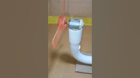 Dc Motor Fan Making With Pvc Pipe | #shorts #youtubeshorts #dcmotor #fan #trending #vairal