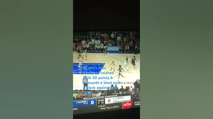 UConn’s Alex Karaban Catch And Shoot Three #basketball #collegebasketball #shorts