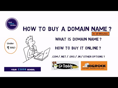 How To Buy Domain Names From GoDaddy, BIGROCK | Website Names Registration | Your Code School