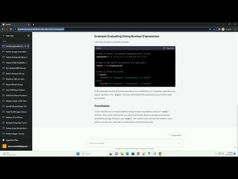 How to evaluate python string boolean expression using eval