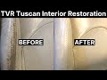 Very DIRTY!! | TVR Tuscan Leather Interior & Steering Wheel Restoration | COLOURLOCK