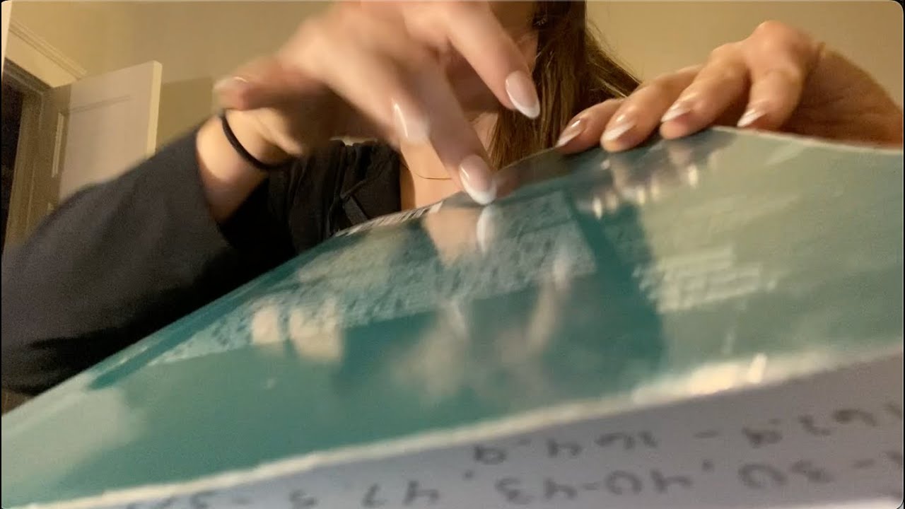 ASMR FAST BOOK TAPPING - no talking!