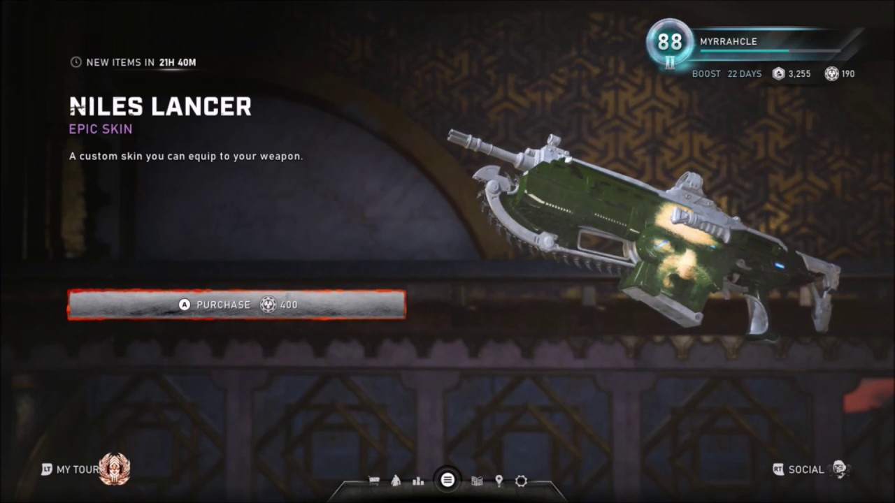 NEW Niles Lancer - 10/13/19 Gears 5 Store(Gears 5 Store)