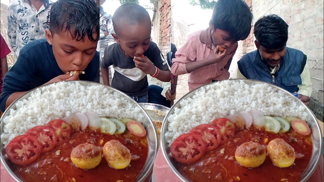 अन्डा करी 🍲चावल ईटिंग चैलेंज egg 🥚 Kari rice eating challenge andakari ...