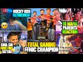 Total Gaming FFMIC Champions🏆| Mafia Parents Reaction😭| Rocky Bhai Retirement😱- Tsg Mann