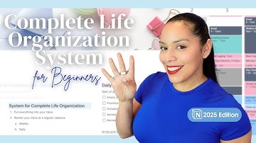 A Simple Productivity System for an Organized 2025 *Notion Template*