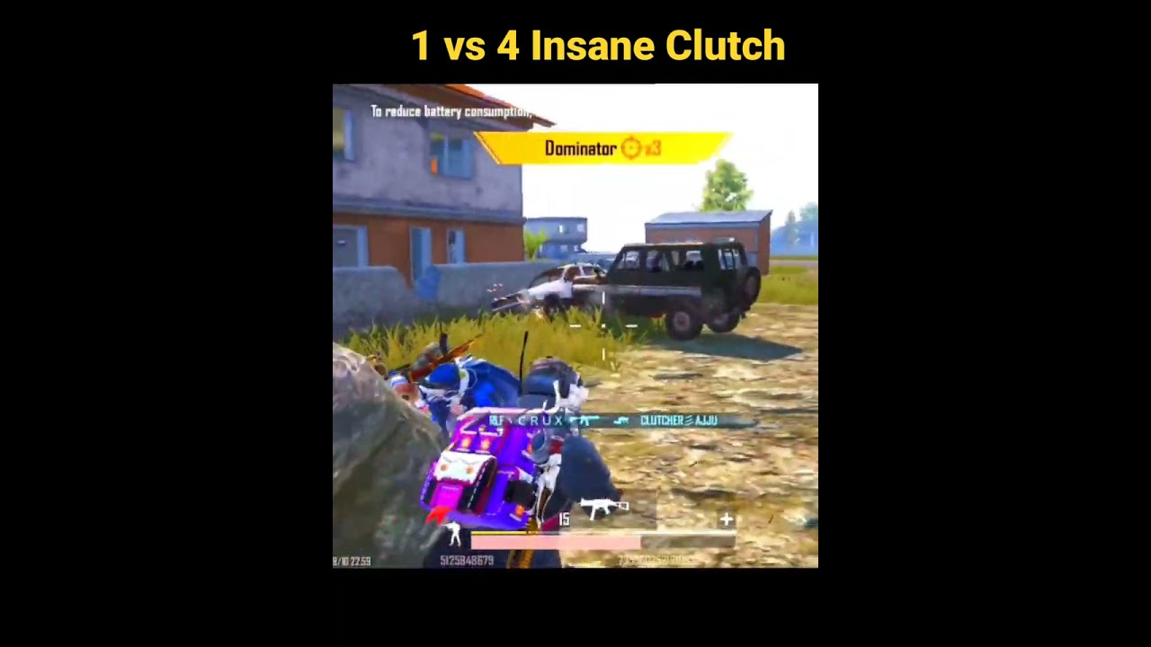 Best of Best 1vs4 Clutch Ever!!BGMI 🇮🇳 