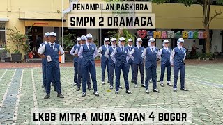 PENAMPILAN PASKIBRA SMPN 2 DRAMAGA DI LKBB MITRA MUDA SMAN 4 KOTA BOGOR