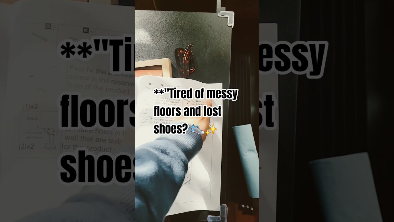 Step by step, Guide Setup Shoe Cabinet for Beginners 👇 