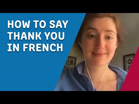 How to Say Thank You in French