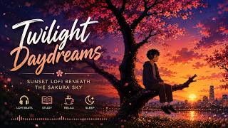 Twilight Daydreams | Sunset Lofi Beneath the Sakura Sky