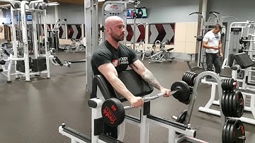 EZ Bar Reverse Grip Scott Curl