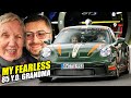 My FEARLESS Grandma vs Porsche 992 GT3! // Nürburgring!