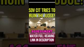 SOV CIT vs JUDGE
