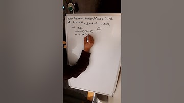 SQA Advanced Higher Maths 2018 Number 4