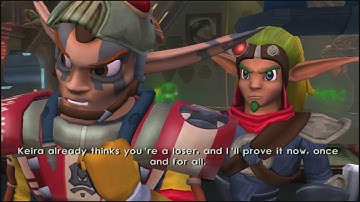 Jak & Daxter Get A Peace Maker, Errol Challenges Jak To A Race | Jak II 4K Clips