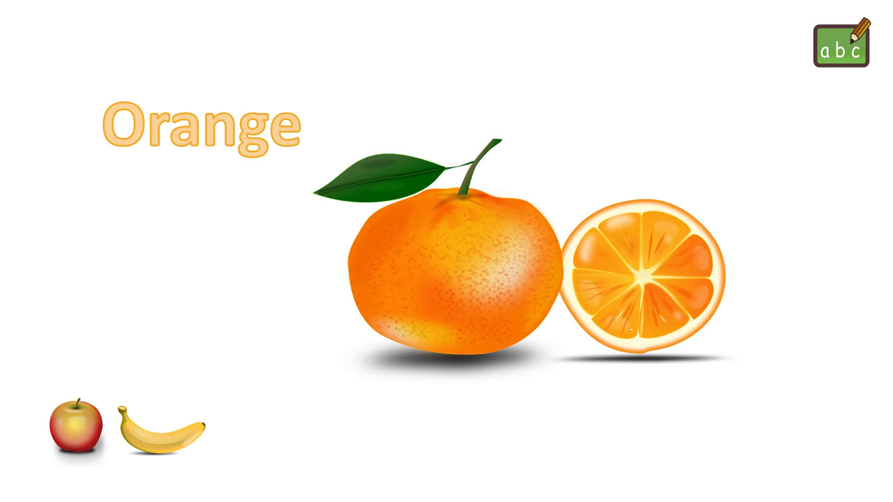 Fruit Names for Kids - YouTube