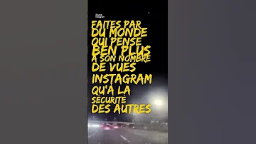 White Lining Franchir La Ligne SQtv Police Automobile Crime Quebec Circulation 