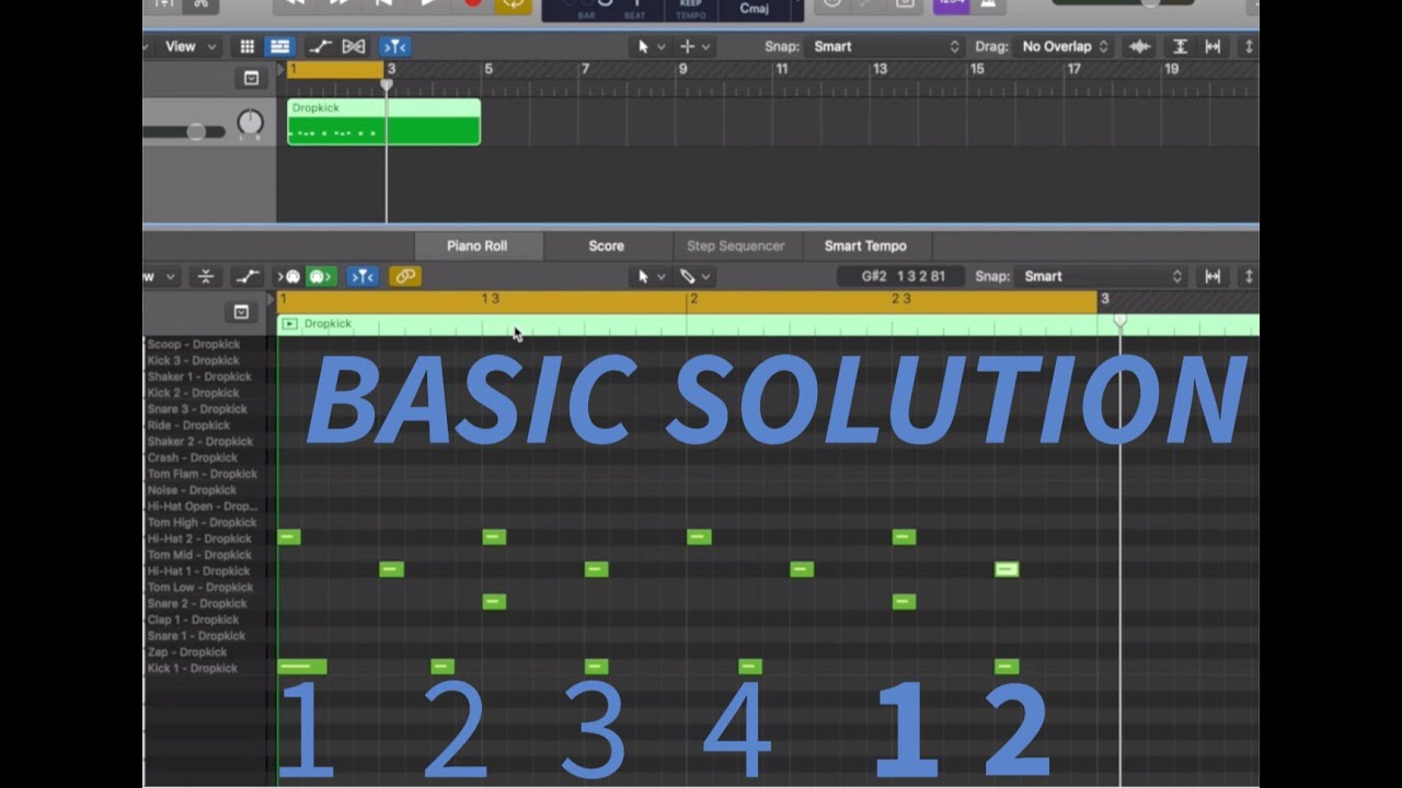 Create SICK Grooves in Logic (STOCK TOOLS ONLY) - YouTube