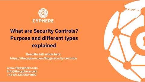 Information Security Controls | Different Types and Purpose Explained
