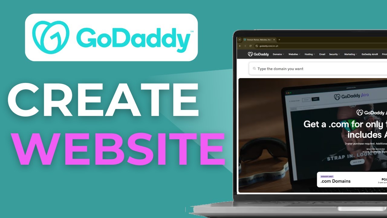 How to Create a Website on GoDaddy 2025 Step By Step - YouTube