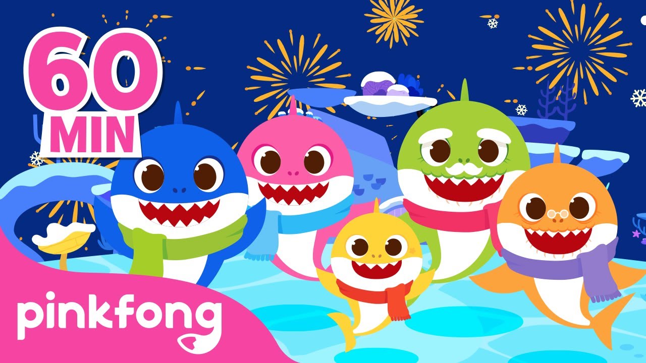 ⁣La Fête du Nouvel An 2022 | +Comptines Bébé | Baby Shark | Pinkfong ! Chansons pour Enfants