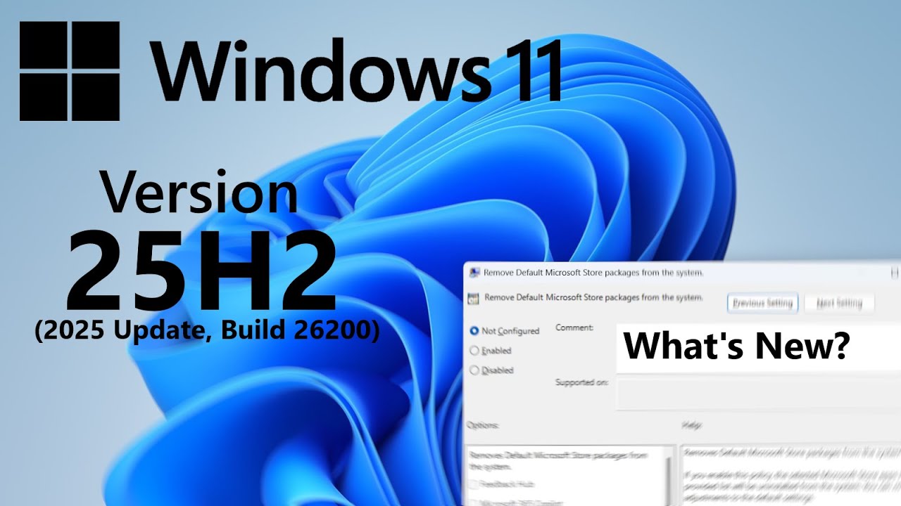 Windows 11 2025 Update (Version 25H2) - What's New?