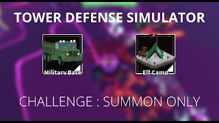 Challenge : WIN WITH ONLY SUMMON TOWER IN MOLTEN TDS
