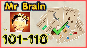 Mr Brain Level 101 102 103 104 105 106 107 108 109 110 Walkthrough Solution