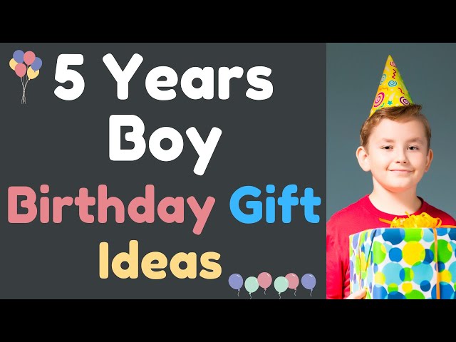 Perfect birthday gifts for a five year old! - Happy Strong Home