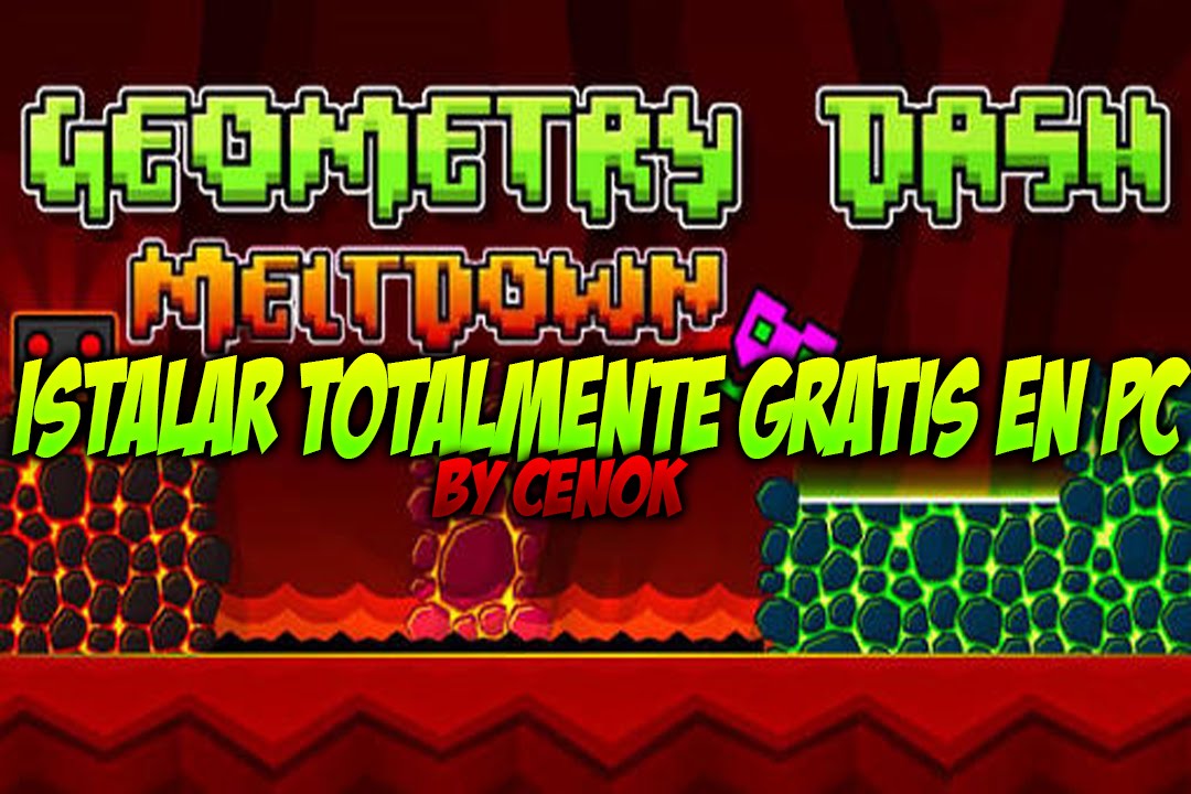 Como descargar Geometry dash Meltdown en pc Gratis 2015 - YouTube