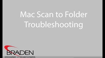 Mac Scan to Folder Troubleshooting