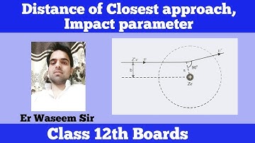 Atoms (Part 2) for class 12th | Distance of closest approach | Impact parameter |Rutherfords defects