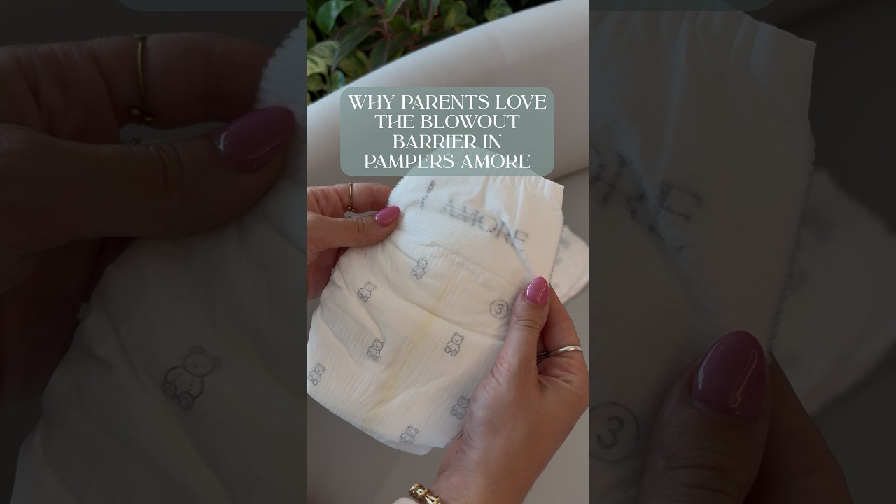 Parents, did you know what this flap does on the back of your Pampers AMORE diaper?👀