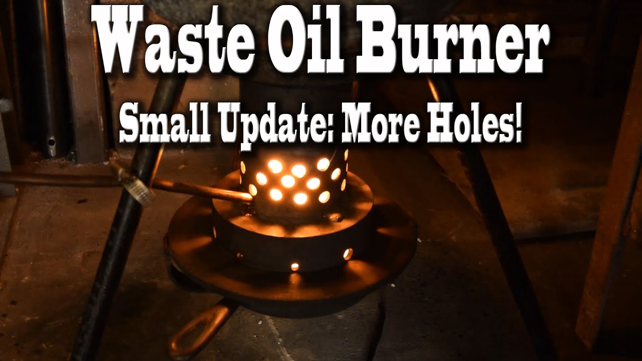 Drip Feed Waste Oil Heater Update YouTube