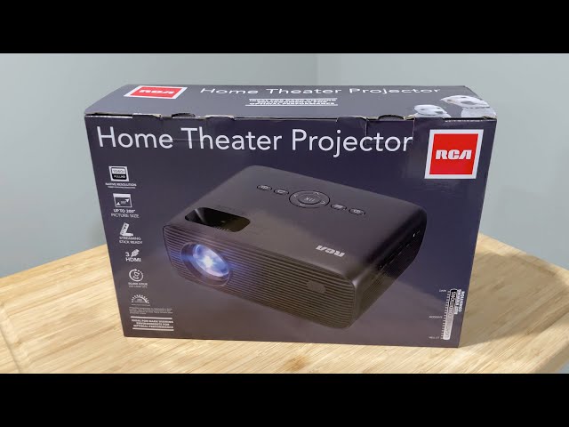 RCA Proyector de cine en casa (RPJ275 1080p) - Proyector de cine en casa  ultra portátil