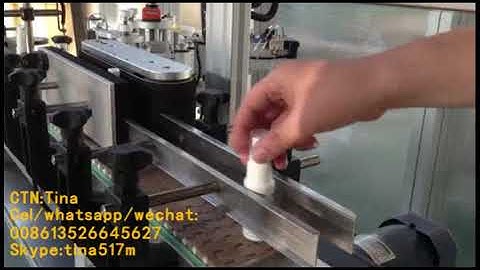 PLM A spary bottle labeling machine