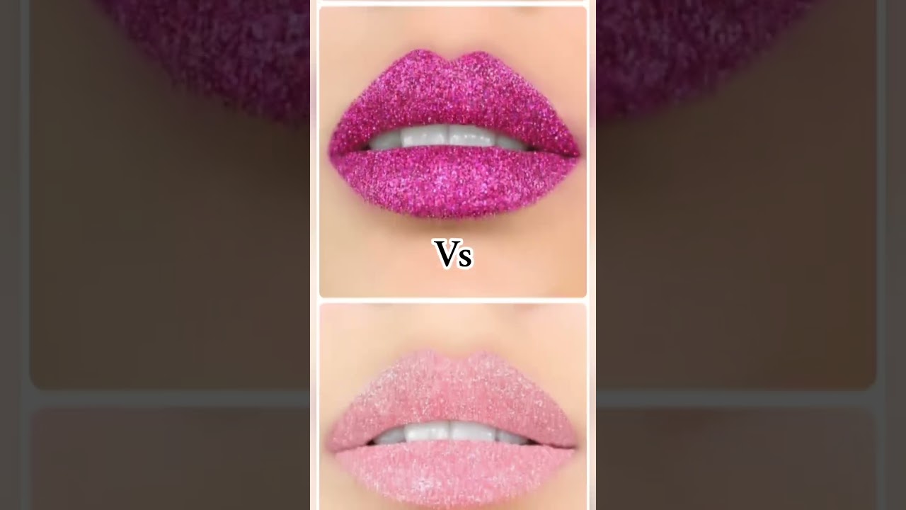 Hot Pink Glitter vs Light Pink Glitter dress 👗 heels 👠 bags 🛍️ nails 💅 makeup 💄 cake 🎂