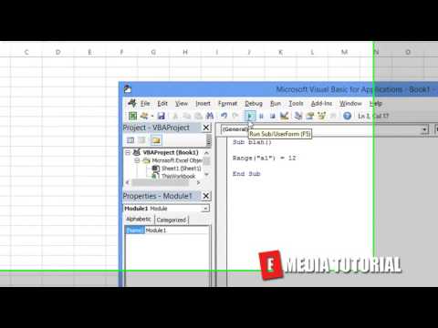 Microsoft Excel Visual Basic for Aplications  VBA  Tutorial 02   Creating Your First Macro From Scra