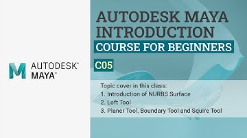 NURBS Surface Tools  | Autodesk Maya Introduction Course for Beginners | C05