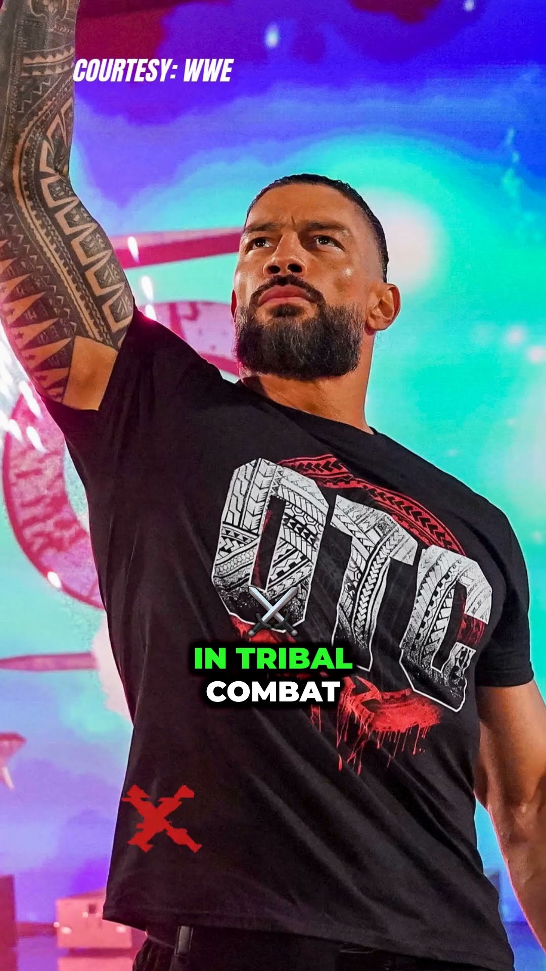 Roman Reigns crowned the only Tribal Chief after beating Solo Sikoa. #RomanReigns #shorts