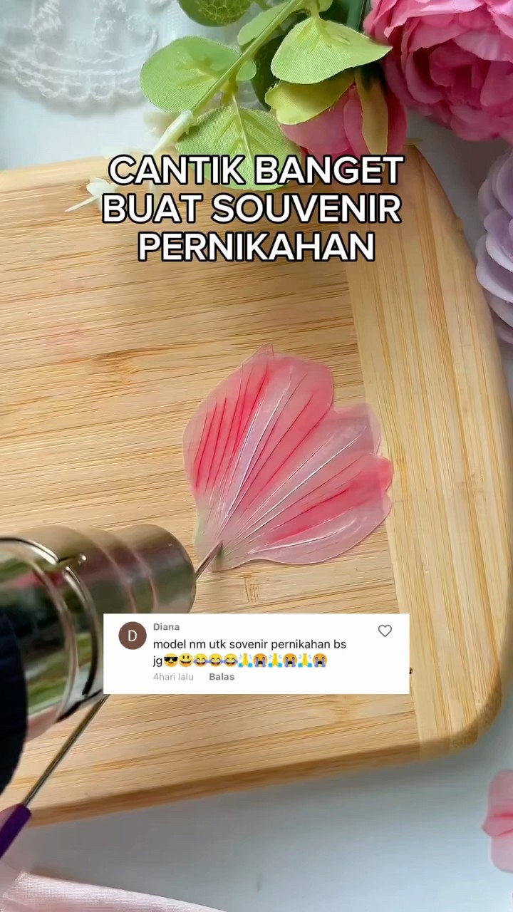 CANTIK BANGET? BUAT SOUVENIR PERNIKAHAN SENDIRI?