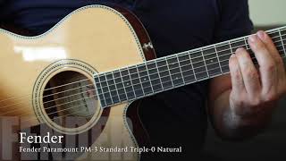 Fender Paramount PM 3 Standard Triple 0 Natural